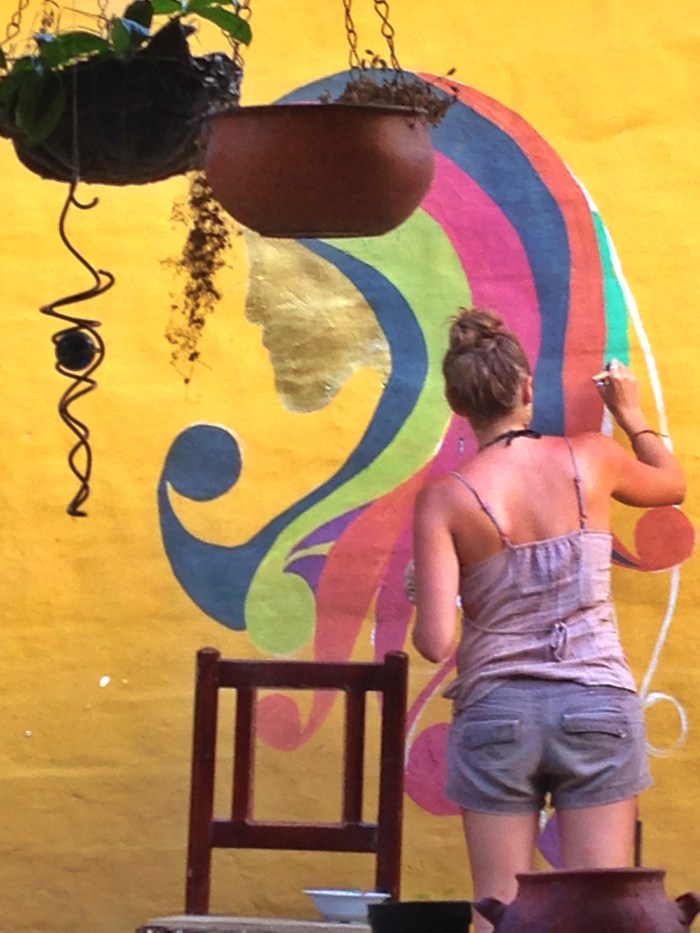 Pachamama (step 1) by Gigi Douglas